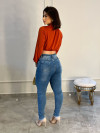 Calça Jeans Cordão - Calças - Feminino